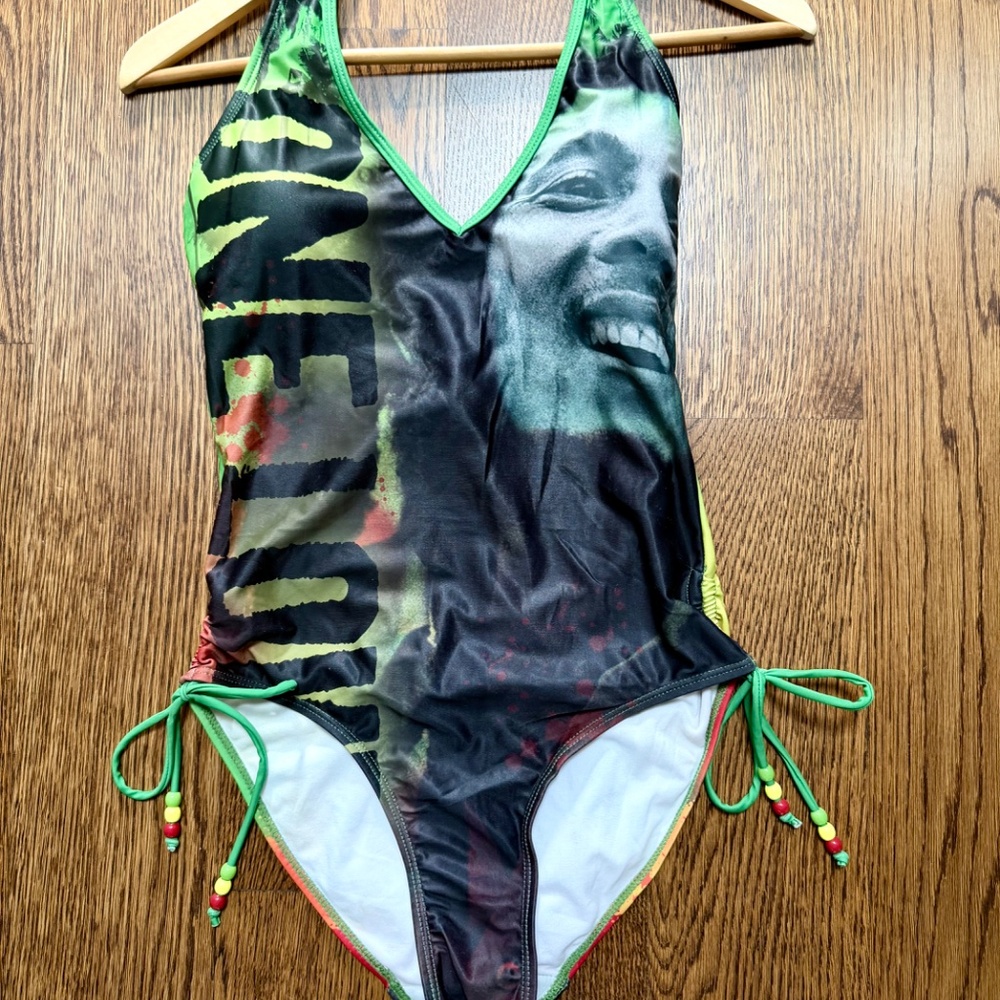 BOB MARLEY ONE PIECE SWIM SUIT LARGE